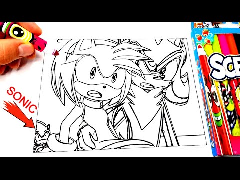 Shadow stole Amy Rose from Sonic 3 - Coloring Pages Tobu - Lost [NCS10 Release]