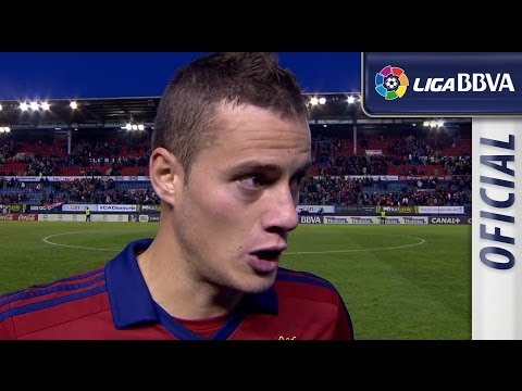 Entrevista a Oriol Riera tras el Osasuna (2-2) Real Madrid - HD