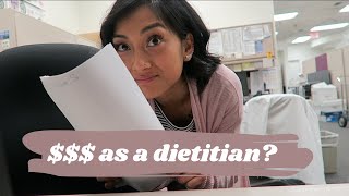 DAY IN THE LIFE as a vegan DIETITIAN (how much do dietitians make? + case study)
