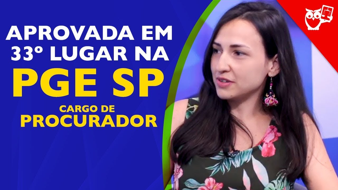 Zillá Oliva Roma – Aprovada em 33º lugar na PGE SP para o cargo de Procurador