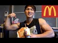 【減量終了】大会中止後のマックで爆食いチートデイ! 【筋トレ】