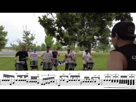 Bluecoats 2021 - "Ram 95" Transcription - Snares, Tenors, and Bass