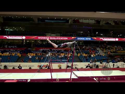 WINTHER Emilie (DEN) - 2018 Artistic Worlds, Doha (QAT) - Qualifications Uneven Bars