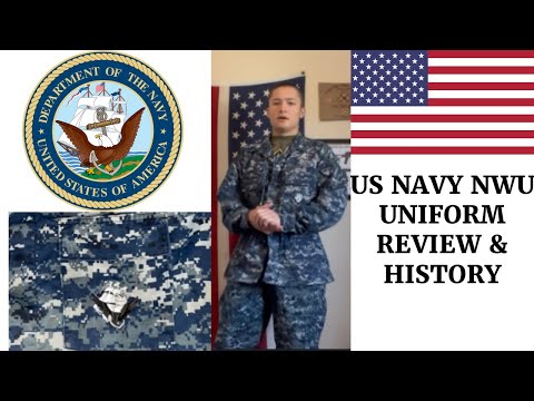 US NAVY NWU Blueberry Blue Camo Uniform Review