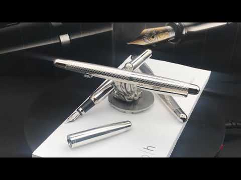 ottohutt design 02 silver fountain pen