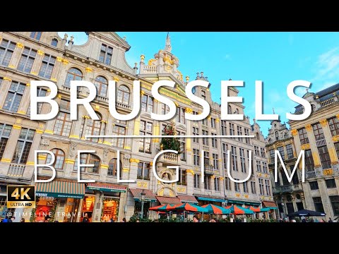 Brussels Belgium 🇧🇪 | Grand Place Walking Tour & Must-See Architecture in 4K #timelinetravel