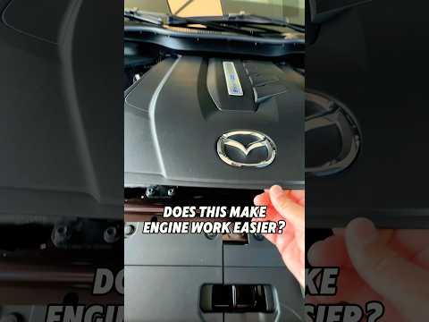 Did Mazda make engine work easier? #mazda #mazdacx90 #autorepair #carmaintenance