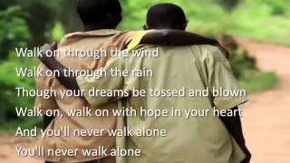 You'll Never Walk Alone ~ Jim Nabors ~ lyric video