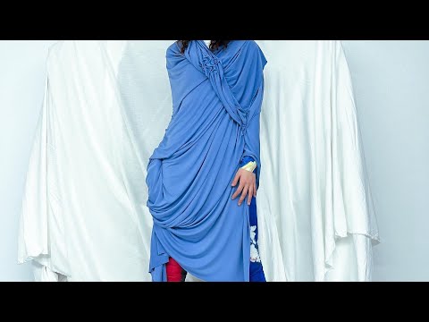 Folding Draping with the Body Movement