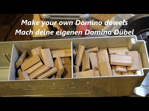 Festool Domino Dübel-Dowel hestellen - Helmchen