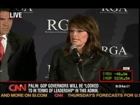 Palin 1st National Press Conference: All 4 Questions (Actually it was more like 3 1/2)
