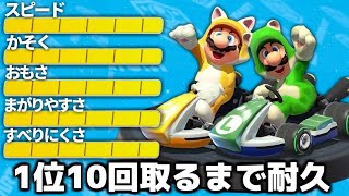 【2人実況】1位を10回取るまで終われない『マリオカート8DX』生配信
