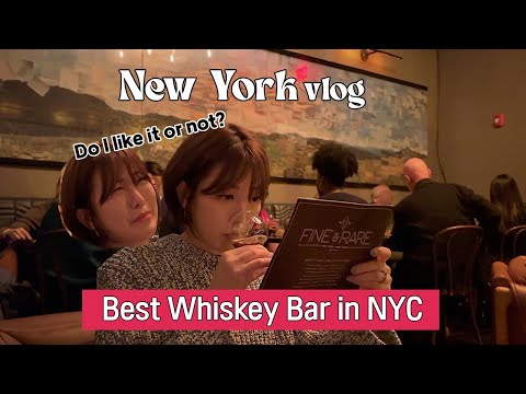 NYC Vlog 🍒 Best Whiskey Bar | Rare Whiskey | Date Spot |Whiskey Tasting | Live Jazz 🎵 | Fine & Rare
