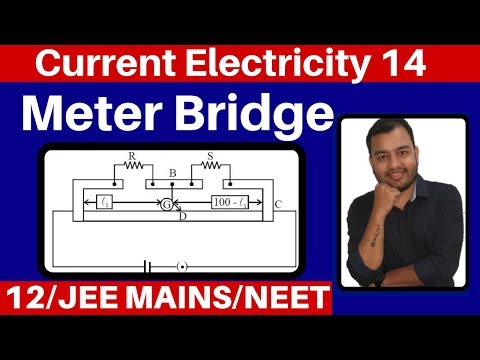 Current Electricity 14 : Meter Bridge -  All Concepts with Previous year IIT Problems JEE/NEET Video