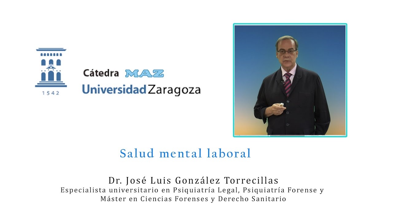 Dr. D. José Luis González Torrecillas : "Salud mental laboral"