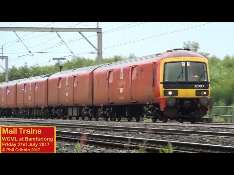 Mail Trains at Bamfurlong - 21st July 2017