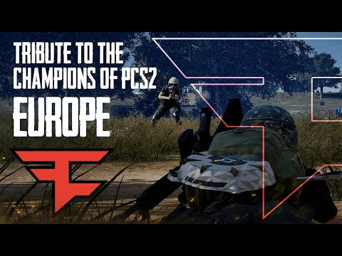 Tribute to the Champions of PCS2 Europe 🏆 FaZe Clan 🥇 | PUBG Esports Highlight