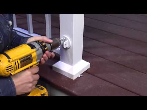 How to install: aluminum railings stairs