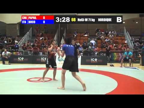M. Papadopoulou (GRE) Vs L. Boco (ITA) - NOGI - Fila European 2012