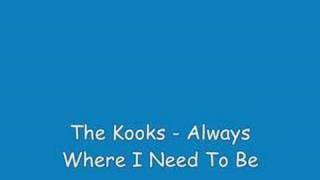 The kooks - always where i need to be ( acoustic )