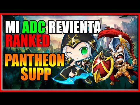❄️🏹❄️¡MI ADC REVIENTA!❄️🏹❄️ | Pantheon apoyo | Builds, Habilidades y Runas S10 | Gameplay . no guía