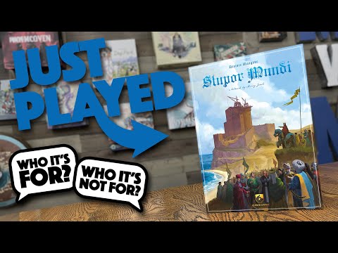 We Just Played Stupor Mundi - A Tense Euro for Everyone?