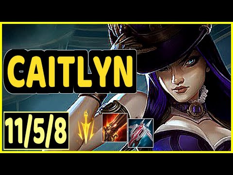 CAITLYN VS MISS FORTUNE - 11/5/8 KDA ADC GAMEPLAY