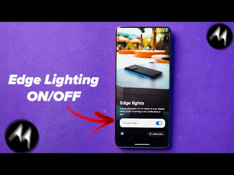 How to Enable Edge Lighting on Motorola (Customize Colors & Effects)