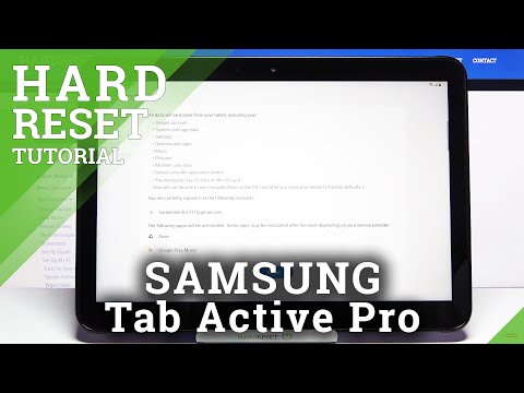 How to Factory Reset SAMSUNG Galaxy Tab Activate Pro – Delete All Personal Data & Settings
