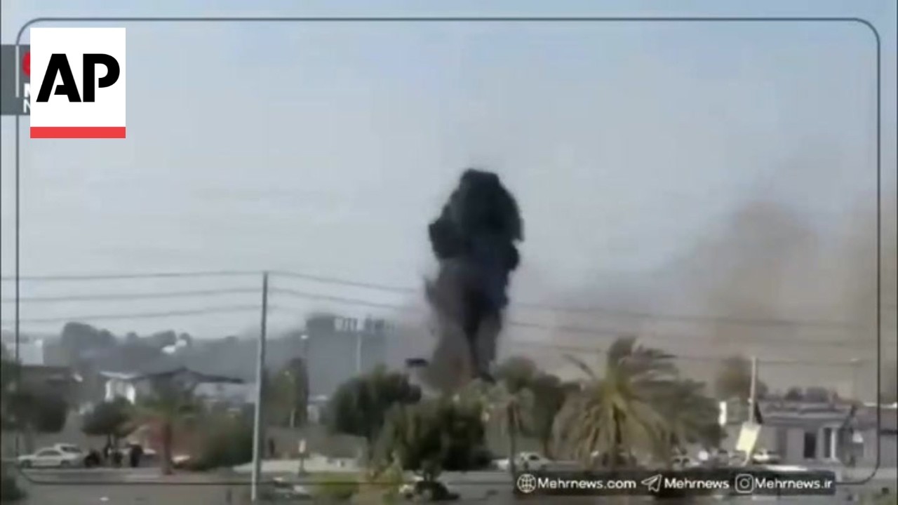 Video | Video shows what experts say is likely a US Tomahawk missile strike in Iran
