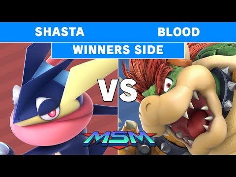 MSM 218 - Shasta (Greninja) Vs Blood (Bowser) Winners Pools - Smash Ultimate
