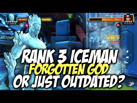 Iceman Forgotten God Or Just Outdated? | Rank 3 Gameplay | Marvel Contest Of Champions