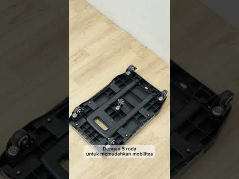 Gambar Maxbuilt Troli Barang Lipat Extendable 80 kg - Hitam