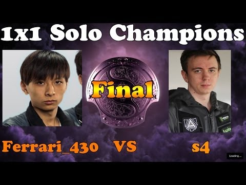 Dota 2 - Ferrari_430 vs s4 FINAL Solo champions @ TI4