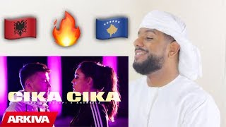 ARAB REACTION TO ALBANIAN MUSIC BY Ardian Bujupi &amp; Xhensila - CIKA CIKA