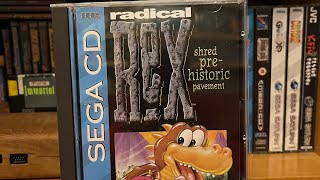 Radical Rex Sega CD another release from Project Retro Games, factory pressed discs.