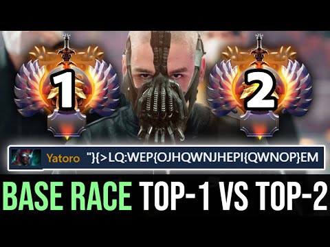 TOP-1 vs TOP-2 — Yatoro BASE RACE EPIC Defense vs Noone