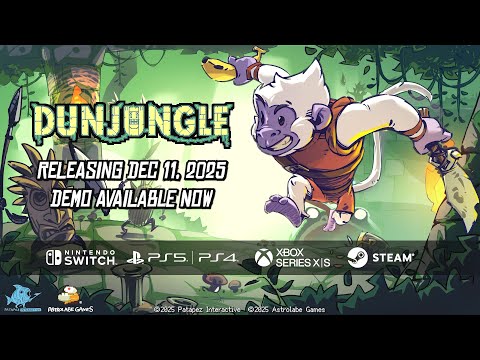 Dunjungle - Consoles Announcement Trailer | Steam PC | PS5 | PS4 | Nintendo Switch | Xbox Series S|X thumbnail