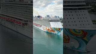 Norwegian Getaway in Miami! #norwegiancruiseline #norwegiangetaway #cruise #cruiseship #cruiselife