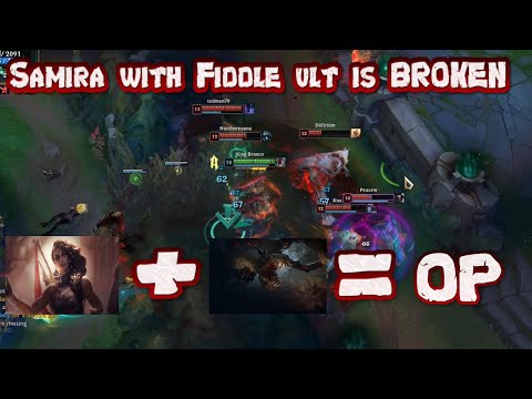 Samira with Fiddlesticks Ultimate is BROKEN!! League of Legends Unsealed Spellbook