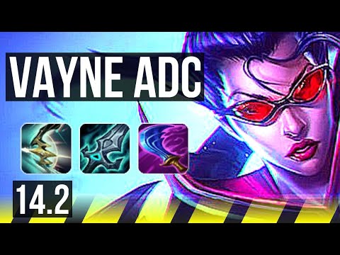 VAYNE & Vel'Koz vs XAYAH & Pyke (ADC) | Legendary, 12/3/8 | BR Diamond | 14.2