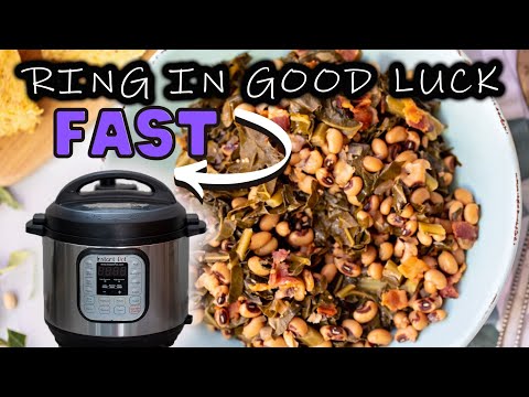 Instant Pot Black-Eyed Peas and Greens: A Southern Staple