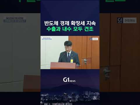 반도체 경제 확장세 지속... 수출과 내수 모두 견조 [G1현장영상]