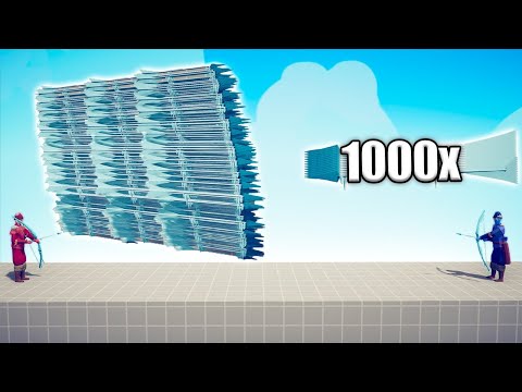 1000x OVERPOWERED ICE ARCHER vs EVERY GOD - TABS | Totally Accurate Battle Simulator 2023