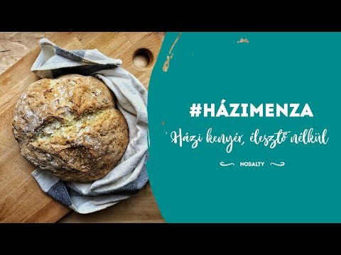 #Házimenza I Házi kenyér, élesztő nélkül recept I Nosalty