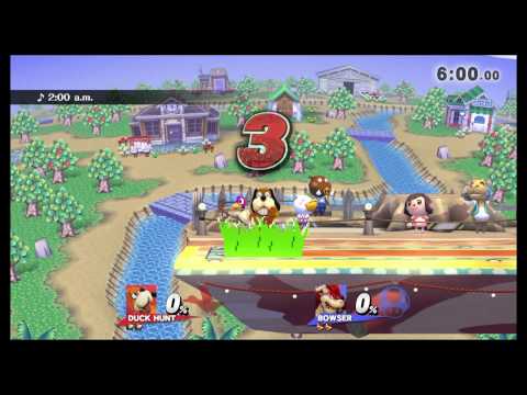 S@X SNR - Smash Wii U Customs - Dunnobro (Duck Hunt) vs Ash23 (Bowser) -  Losers Quarters