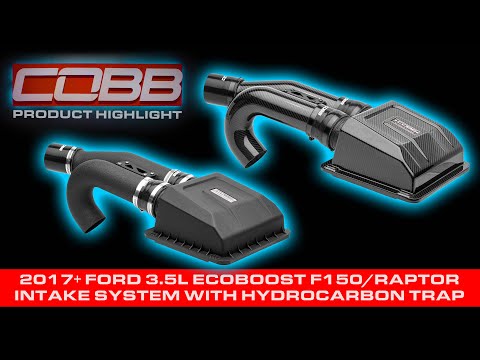 COBB Tuning - 2017+ Ford F150/Raptor 3.5L Ecoboost Intake System with Hydrocarbon Trap
