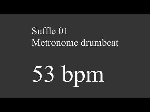 53 bpm suffle drumbeat metronome 01