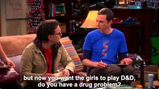 The Big Bang Theory - Howard's Impressions of Cage-Pacino-Walken--Subtitled