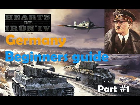 HOI4 beginner Germany tutorial #1 (All dlc's)